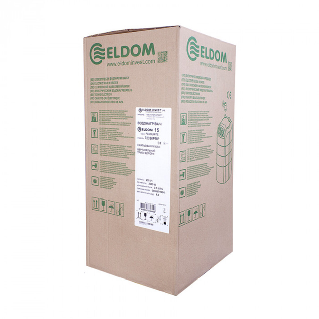 Водонагреватель Eldom Extra life 10 под мойкой 2.0 kw 72325PMP - изображение 5