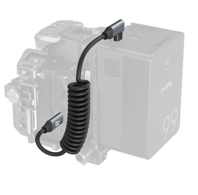 Кабель даних USB-C (прямий) – USB-C (кутовий) Smallrig 4792 - Фото 4 Кабель даних USB-C (прямий) – USB-C (кутовий) Smallrig 4792 - изображение 4