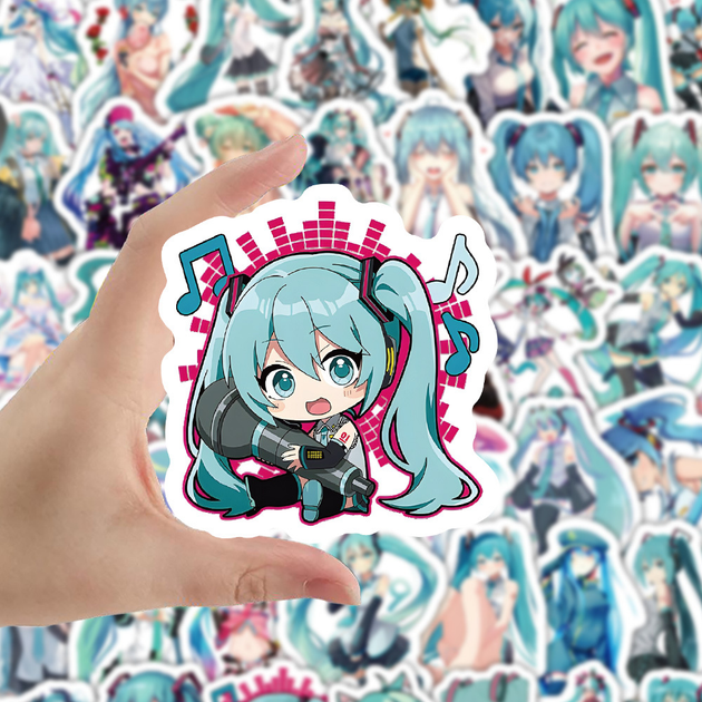 Стикерпак Хацуне Мику Набор наклеек GeekLand Hatsune Miku 100 штук 2429303441 - Фото 5 Стикерпак Хацуне Мику Набор наклеек GeekLand Hatsune Miku 100 штук 2429303441 - изображение 5