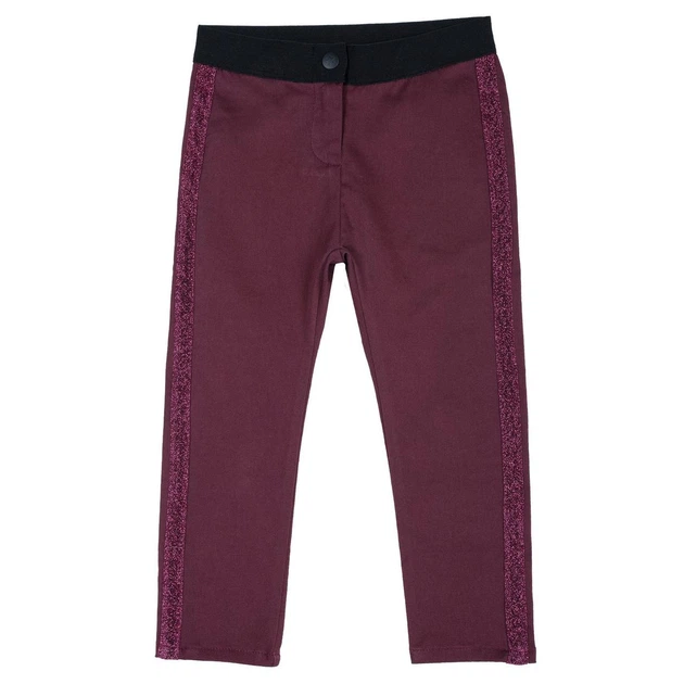 Брюки для девочки Chicco 090.08089.078 122 см Бордовый - Фото 1 Брюки для девочки Chicco 090.08089.078 122 см Бордовый - изображение 1