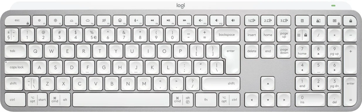 Bezprzewodowa klawiatura Logitech MX Keys S Advanced Wireless Illuminated Pale Grey (920-011588) - obraz 1