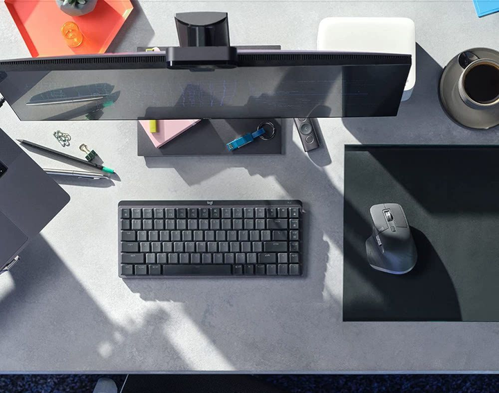 Клавіатура бездротова Logitech MX Mechanical Mini for Mac Wireless Illuminated Space Grey (920-010837) - зображення 8