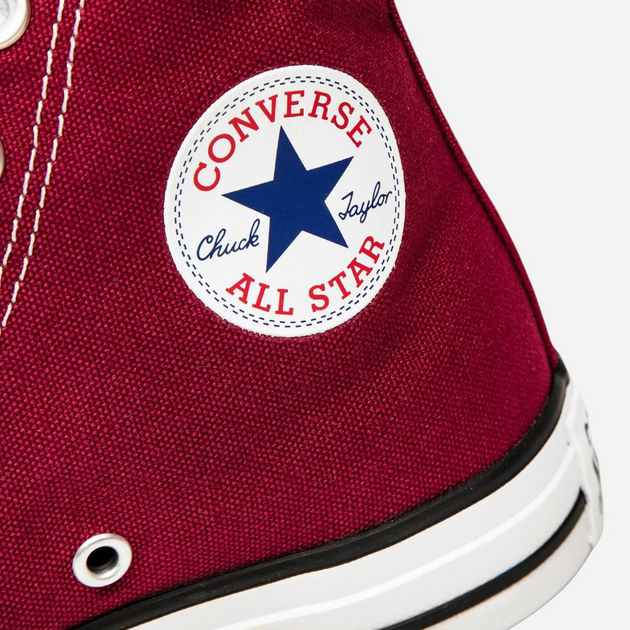 Жіночі кеди високі Converse Chuck Taylor All Star Seasonal M9613C 39 (6US) Бордові (886952781965) - зображення 6