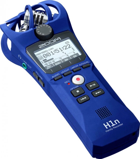 Диктофон цифровий Zoom H1n Blue - зображення 4