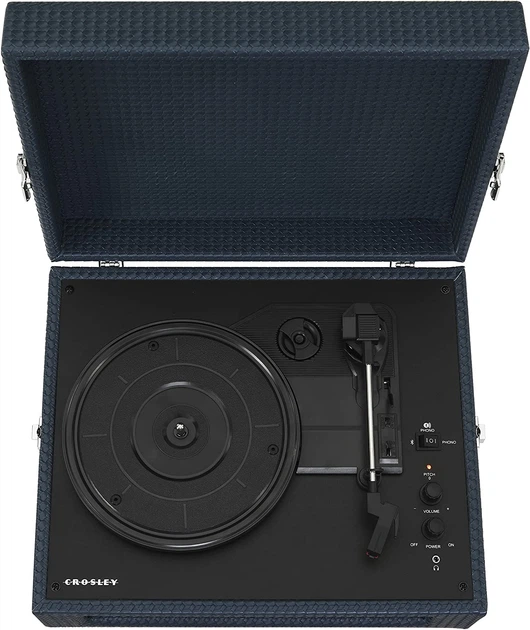 Програвач вінілу Crosley Voyager Navy c Bluetooth - зображення 6