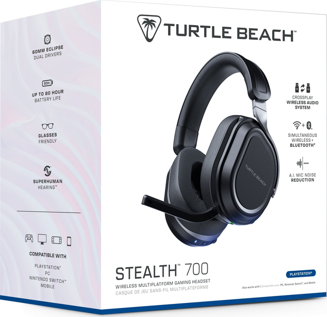 Słuchawki Turtle Beach Stealth 700 Gen3 PS Black (0731855031009) - obraz 10
