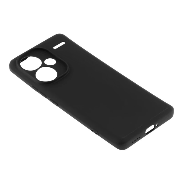 Чохол TPU Matte 1.3mm для Xiaomi Redmi Note 13 Pro+ 5G Колір Black - изображение 2