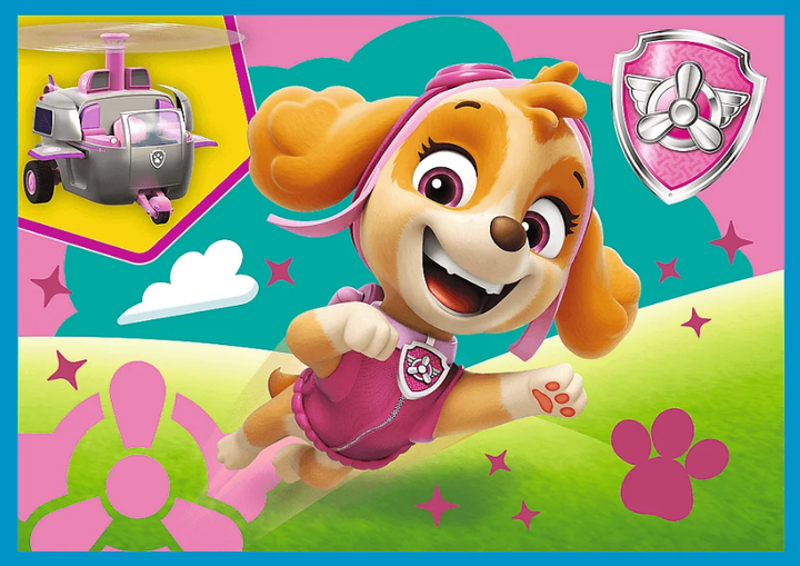 Пазли 4 в 1 PAW Patrol, Running Pupies. Щенячий патруль (12,24,20,15 ел.) 34628 (Trefl) - Фото 3 Пазли 4 в 1 PAW Patrol, Running Pupies. Щенячий патруль (12,24,20,15 ел.) 34628 (Trefl) - изображение 3