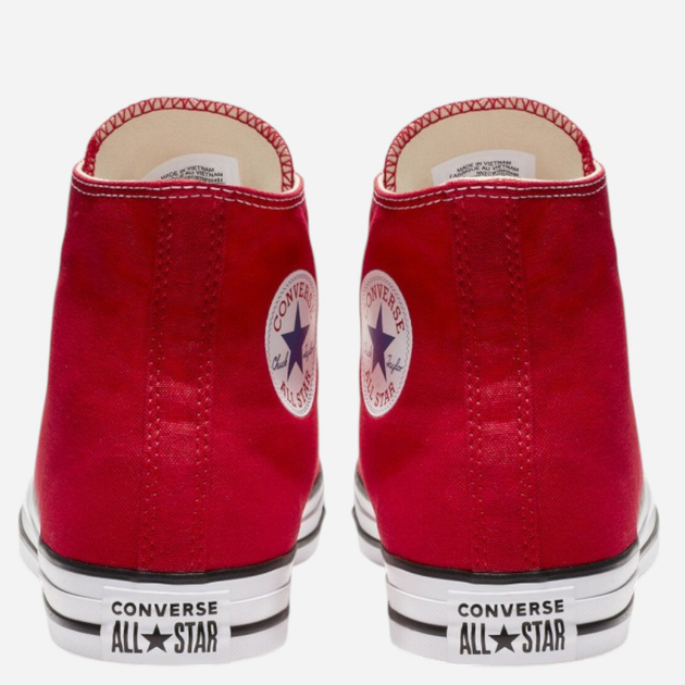 Trampki męskie materiałowe wysokie Converse Chuck Taylor All Star M9621C 42 (8.5US) Czerwone (886952782184) - obraz 4