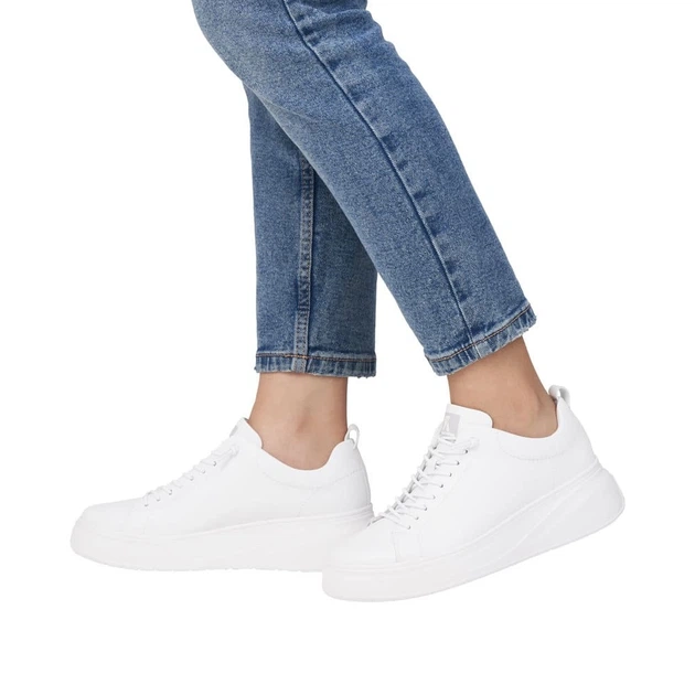 rin222★ Кеды Rieker W2301-80 38р белые (2950770590585