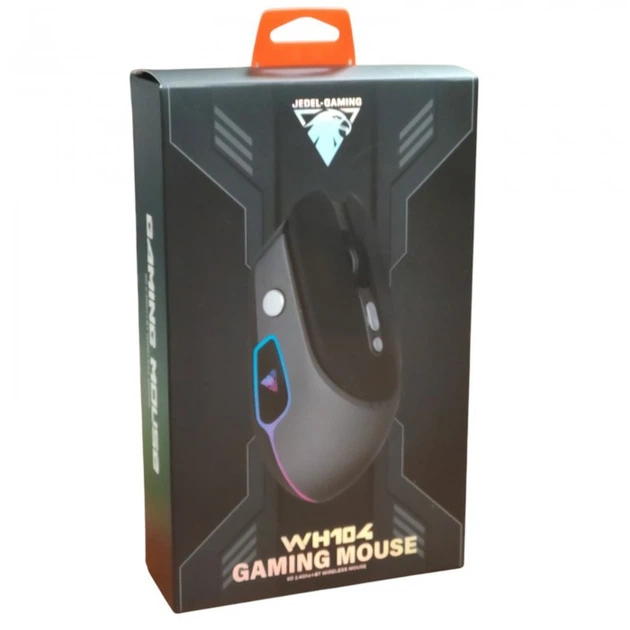 Беспроводная мышка с функцией Bluetooth JEDEL WH104 3200dpi 110 × 60 × 30 мм Черная с серым - изображение 9