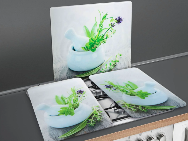 Płyty ochronne  na kuchenkę Wenko Herb Garden 2 szt 52 x 30 cm (4008838107539) - obraz 11