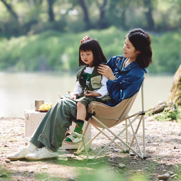 Стілець складань Naturehike Stellaluna T01 CNH23JU13002, L, бежевий - зображення 6