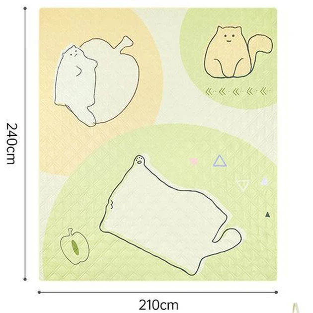 Килимок для пікніка Naturehike 210*240 CNK2350WS010, світло-салатний - изображение 2