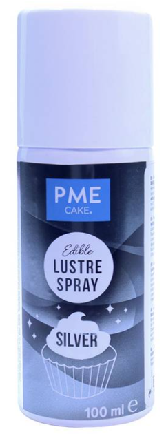 Barwnik spozywczy Pme w sprayu srebrny 100 ml (5060543489453) - obraz 1