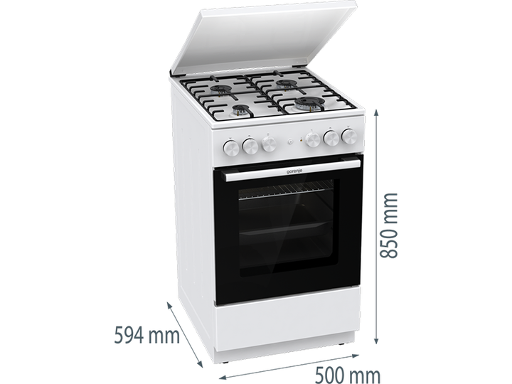 Плита кухонная Gorenje - GK 5A22 WH - изображение 9
