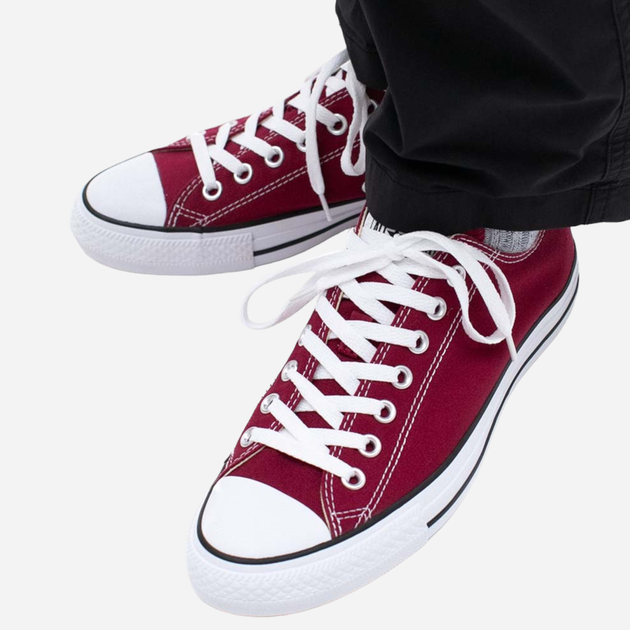 Trampki męskie materiałowe do kostki Converse Chuck Taylor All Star Seasonal M9691C 42.5 (9US) Bordowe (886952782535) - obraz 2