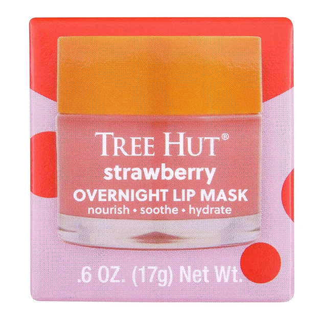 Нічна маска для губ Tree Hut Strawberry Overnight Lip Mask 17g - Фото 2 Нічна маска для губ Tree Hut Strawberry Overnight Lip Mask 17g - изображение 2