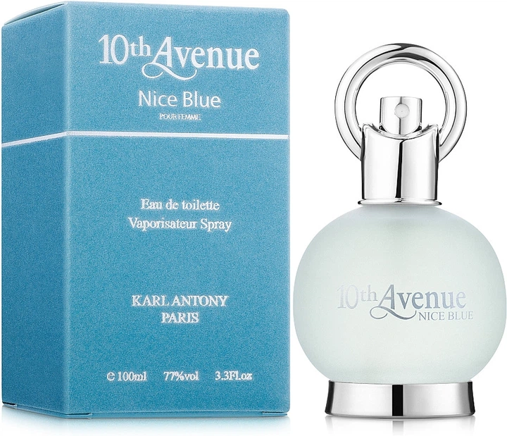 Туалетная вода женская 10th Avenue Nice Blue Karl Antony 100 мл - Фото 1 Туалетная вода женская 10th Avenue Nice Blue Karl Antony 100 мл - изображение 1