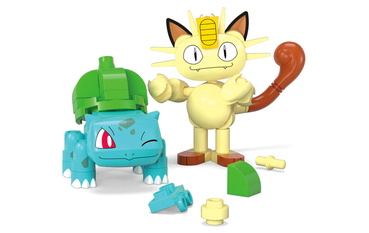 Figurka Mattel Mega Pokemon Pokeball Bulbazaur + Meowth JCR82 (194735275342) - obraz 2