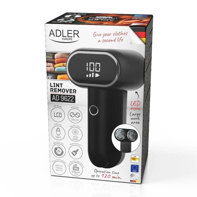 Машинка для стрижки катышек Adler AD 9622 black - изображение 14