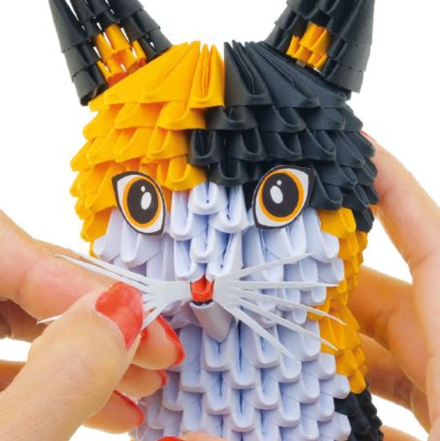 Zestaw kreatywny Alexander Origami 3D Kot (5906018028324) - obraz 5