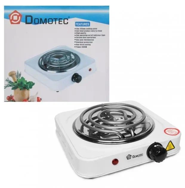 Електроплита Domotec MS 5801 Білий - зображення 2