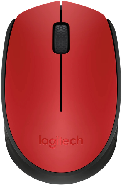 Миша Logitech M171 Wireless Red/Black (910-004641) - зображення 1