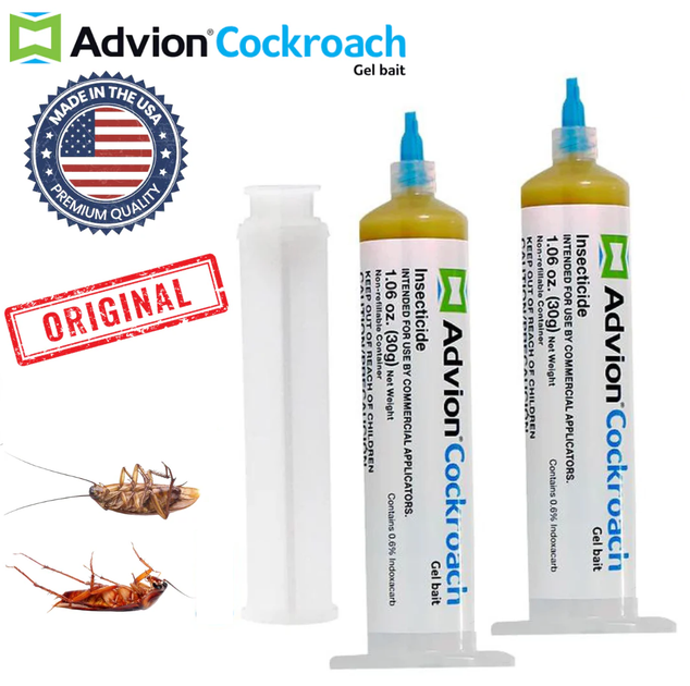 Гель от тараканов Advion Cockroach Syngenta шприц 30 грамм 2шт - Фото 2 Гель от тараканов Advion Cockroach Syngenta шприц 30 грамм 2шт - изображение 2