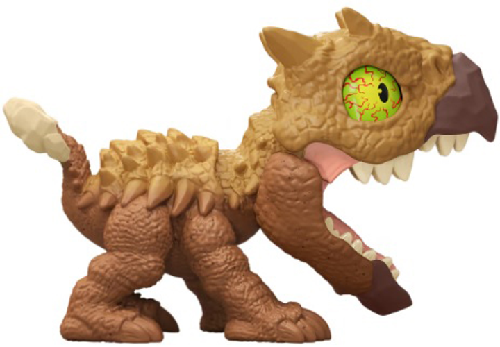 Фігурка Mattel Jurassic World Mighty Little Biters Ankylosaurus (194735293544) - зображення 3