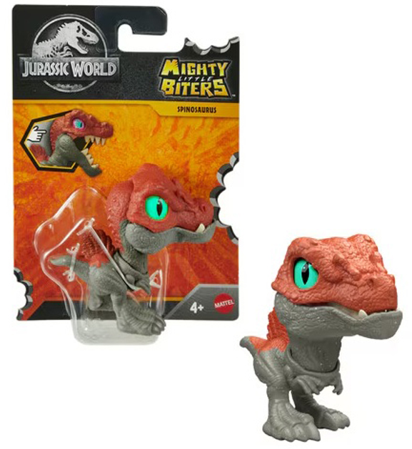 Фігурка Mattel Jurassic World Mighty Little Biters Spinosaurus (194735293506) - зображення 1