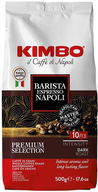 Kawa ziarnista Kimbo Espresso Napoli 500 g  (8002200602130) - obraz 1