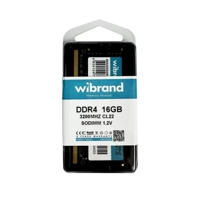 Модуль памяти для ноутбука SoDIMM DDR4 16GB 3200 MHz Wibrand - изображение 3