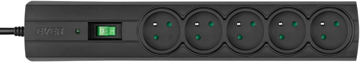 Listwa antyprzepięciowa Ever CLASSIC 5x AC 3m Black (T/LZ09-CLA030/0000) - obraz 3