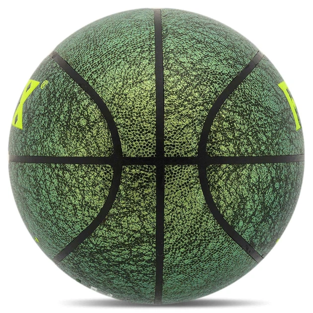 Мяч баскетбольный FoxBall 8712 размер 7 Green-Neon Green - изображение 3