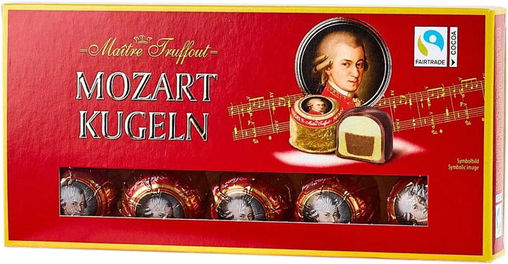 Конфеты Mozartkugeln Mozart Balls 200 г (9002859099311) - Фото 1 Конфеты Mozartkugeln Mozart Balls 200 г (9002859099311) - изображение 1