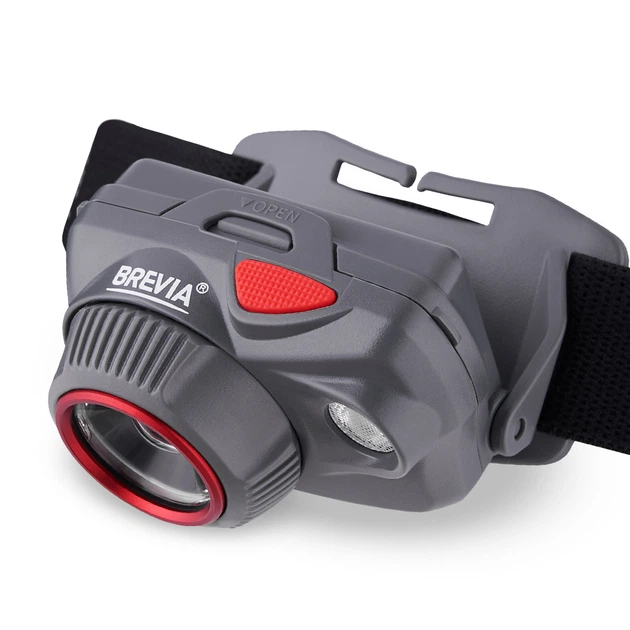 Фонарь налобный Brevia 580Lm, Focus Control, 3xAAA, IP64 (белый/красный) 14580FRAX1 - Фото 4 Фонарь налобный Brevia 580Lm, Focus Control, 3xAAA, IP64 (белый/красный) 14580FRAX1 - изображение 4