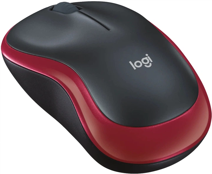 Mysz Logitech M185 Wireless czerwona (910-002237/910-002240) - Zdjęcie 2 Mysz Logitech M185 Wireless czerwona (910-002237/910-002240) - obraz 2
