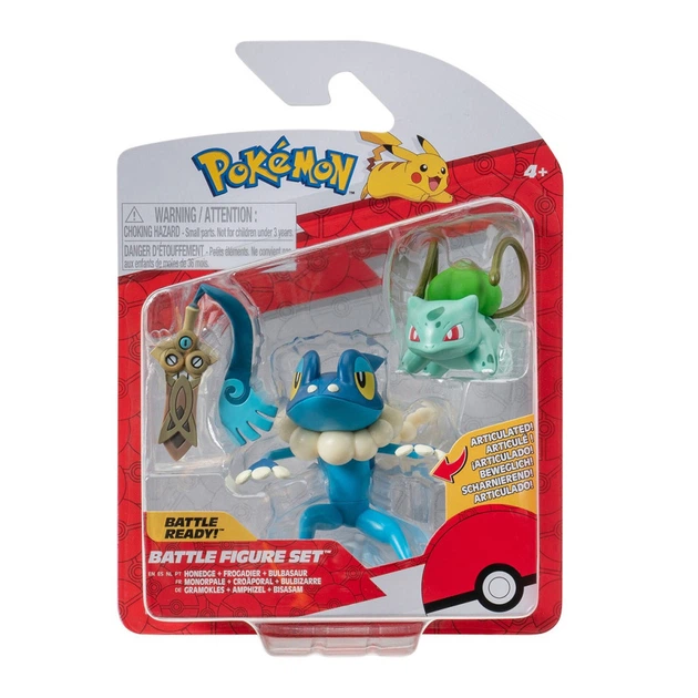 Набір ігрових фігурок POKEMON W19 - ХОНЕДЖ. БУЛЬБАЗАВР, ФРОГАДИР - Фото 1 Набір ігрових фігурок POKEMON W19 - ХОНЕДЖ. БУЛЬБАЗАВР, ФРОГАДИР - изображение 1