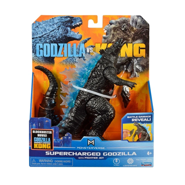 Фігурка GODZILLA VS. KONG - Ґодзілла з суперенергією та з винищувачем - изображение 5