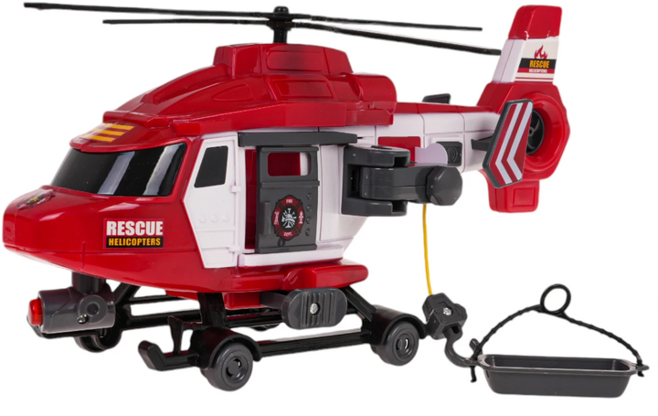 Гелікоптер Ramiz Rescue Helicopter 1:16 Пожежна бригада (5903864981162) - зображення 3
