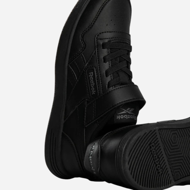 Buty sportowe chłopięce na rzepy Reebok Court Advance Elastic & Top Strap 100222425 31 (13.5US) Czarne (1200161503566) - obraz 3