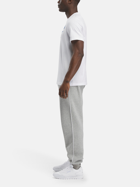Футболка бавовняна довга чоловіча Reebok Identity Big Logo Tee 100071175 M Біла (4066763454081) - зображення 3