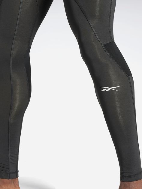 Spodnie legginsy treningowe męskie Reebok Id Train Compr Tight 100055052 S Czarne (4065431068971) - obraz 5