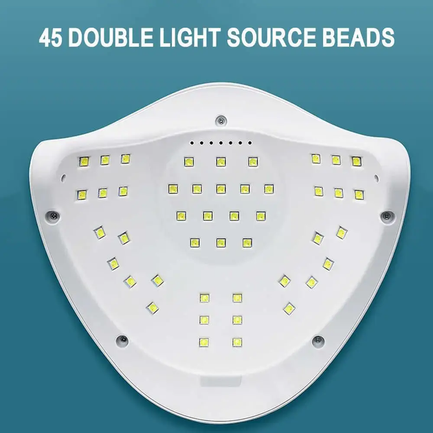 Лампа для манікюру UV LED Sun X5 Max 168W 45 LED - зображення 5