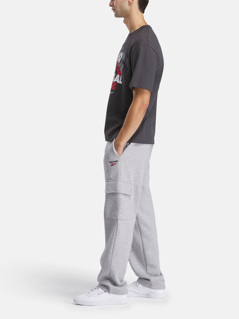 Koszulka męska bawełniana Reebok Gs Hs Shaq Spiral Tee 100218842 XL Ciemnoszara (1200161542404) - obraz 3