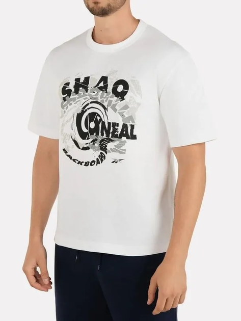 Koszulka męska bawełniana Reebok Gs Hs Shaq Spiral Tee 100218841 XL Biała (1200161542343) - obraz 5
