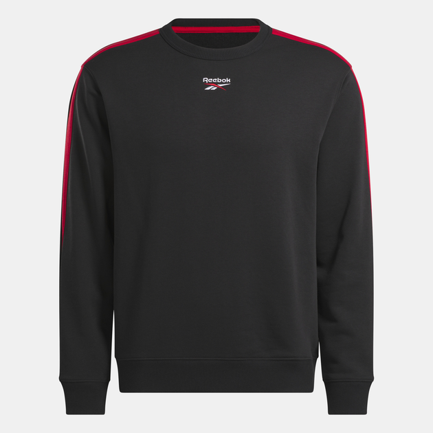 Світшот чоловічий Reebok Ri Cross Check Crew 100215502 2XL Чорний (1200161370236) - зображення 4
