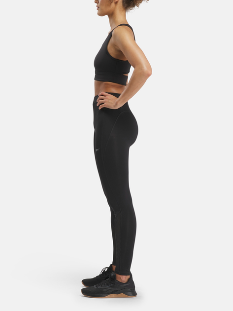 Спортивний топ для фітнесу жіночий Reebok Id Train High Support Bra 100075420 XL Чорний (1200143286135) - зображення 3