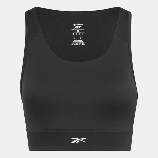 Top sportowy damski Reebok Id Train High Support Bra 100075420 M Czarny (1200143286111) - obraz 6